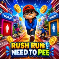 Rush Run: Need to Pee - Toilet Dash Runner